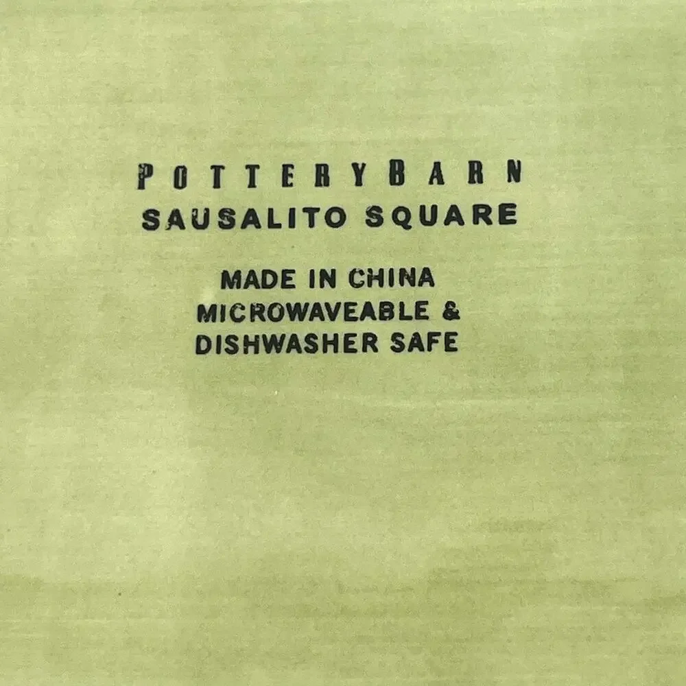 Pottery Barn Sausalito Sage Green serving dinning dish
